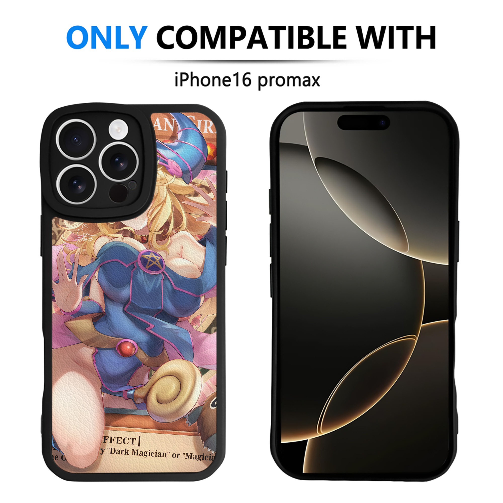 （画像用） 遊☆戯☆王 Yu-Gi-Oh! 【iPhone 16シリーズ対応】シリコンスマホケース（レザー調） 材質：シリコン